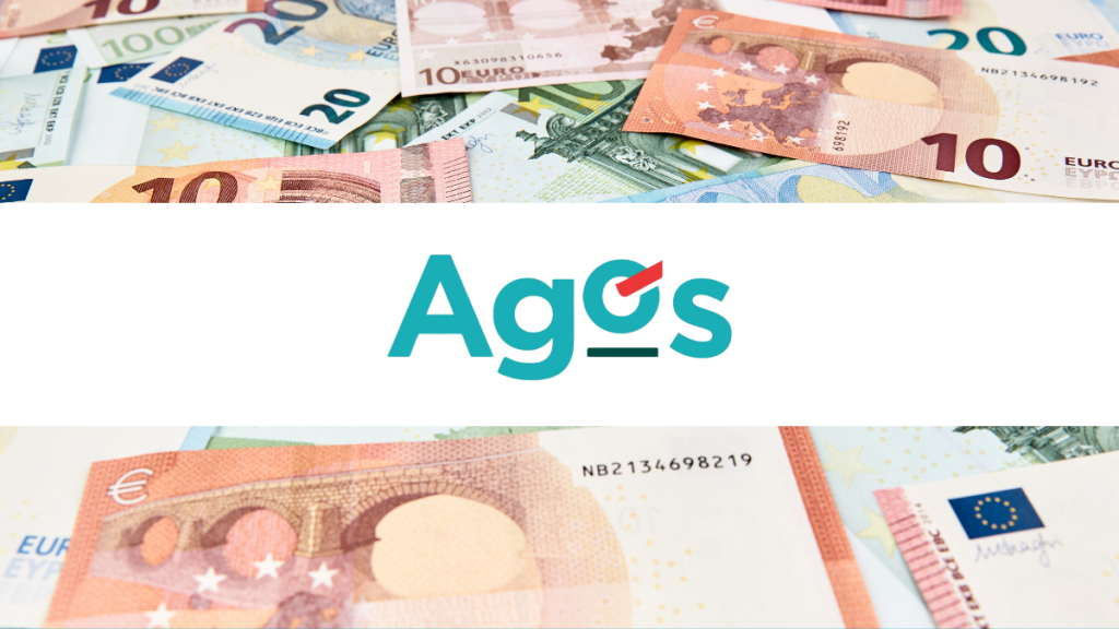 Banconote in euro con il logo Agos